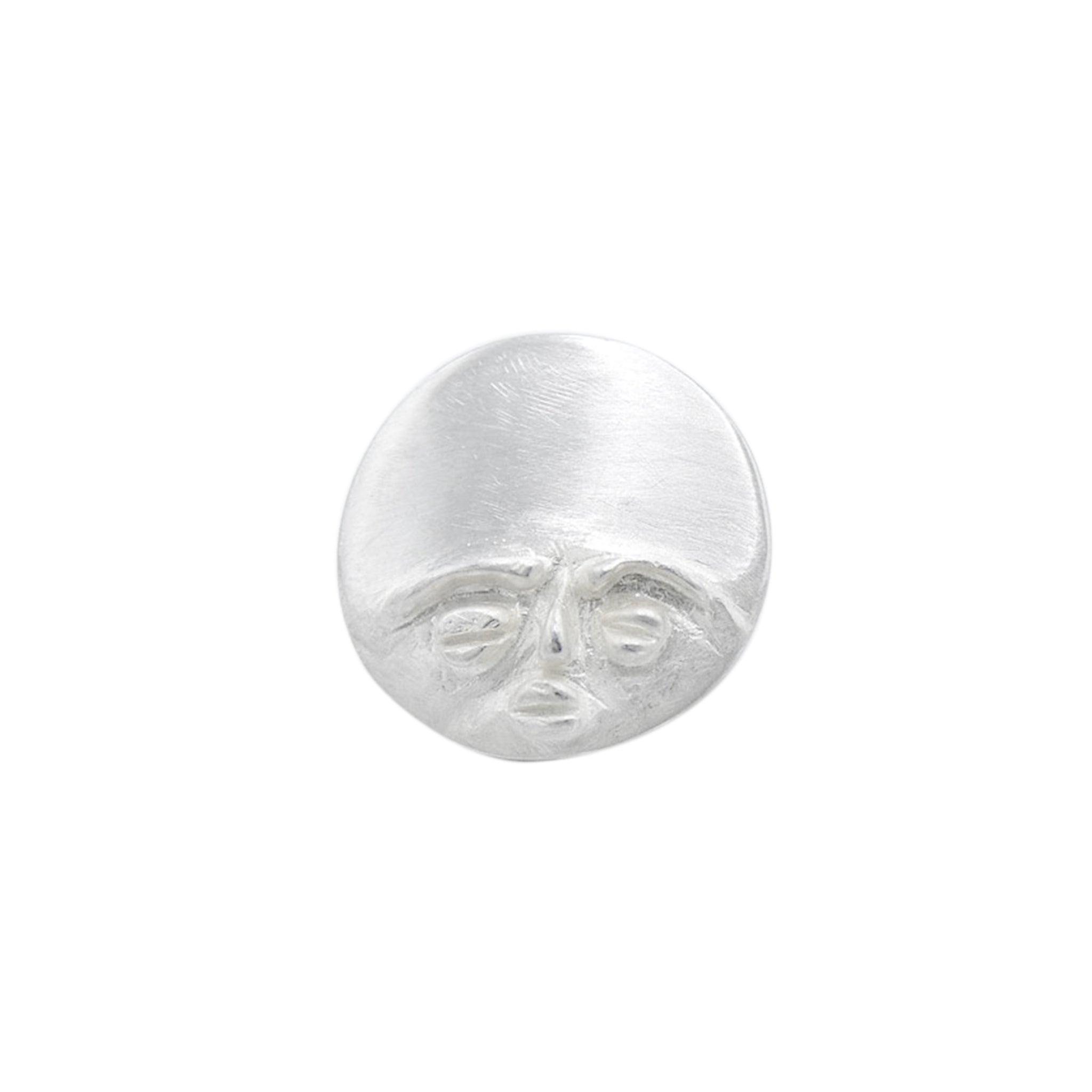 Recycled Sterling Silver Akua maa Ear Stud